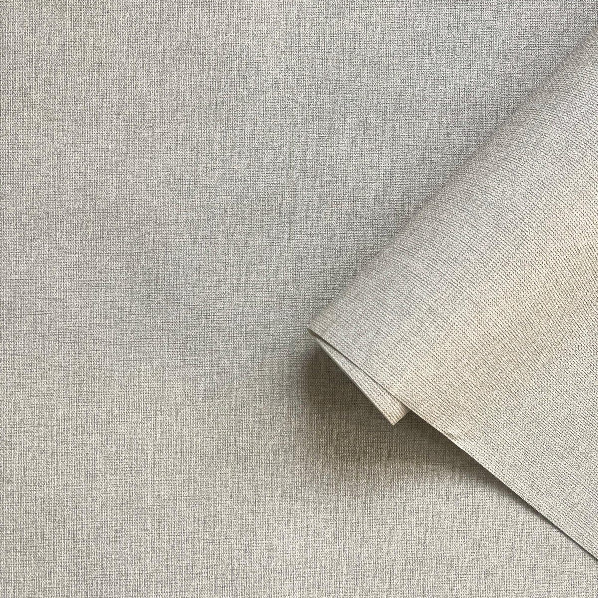 Galerie WT71712 Wall Textures Linen Crosshatch Silver Grey Wallpaper WT71712 Silver Grey Wallpaper