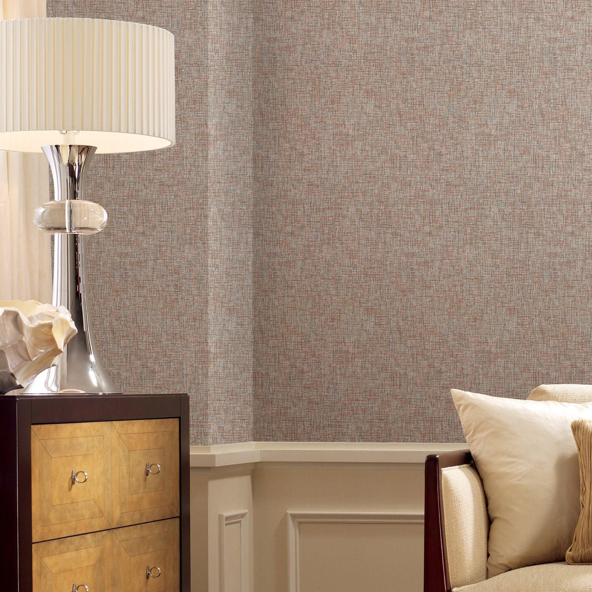 Galerie WT71713 Wall Textures Linen Crosshatch Red Wallpaper WT71713 Red Wallpaper