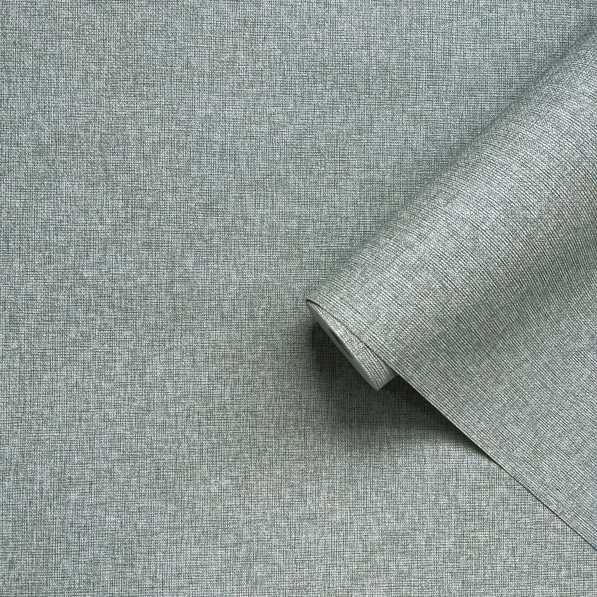 Galerie WT71714 Wall Textures Linen Crosshatch Green Wallpaper WT71714 Green Wallpaper