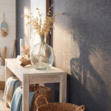 Galerie WT71729 Wall Textures Textile Grid Silver Grey Wallpaper WT71729 Silver Grey Wallpaper