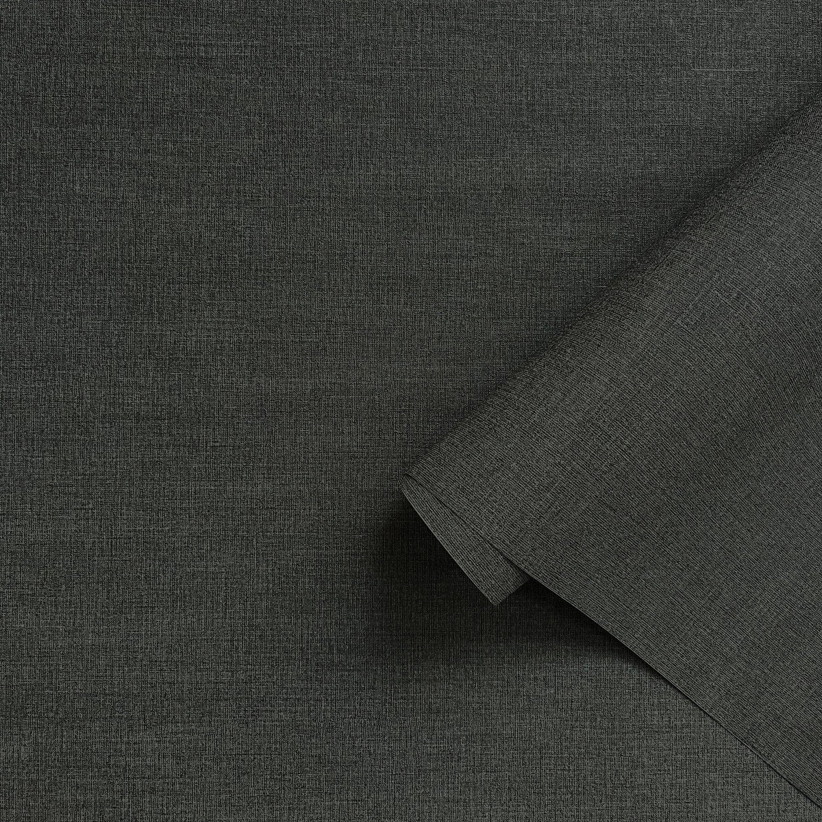 Galerie WT71730 Wall Textures Textile Grid Black Wallpaper WT71730 Black Wallpaper