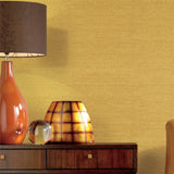Galerie WT71731 Wall Textures Textile Grid Yellow Wallpaper WT71731 Yellow Wallpaper