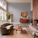 Galerie WT71741 Wall Textures Textile Grid Silver Grey Wallpaper WT71741 Silver Grey Wallpaper