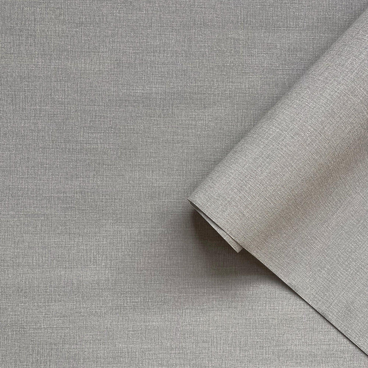 Galerie WT71746 Wall Textures Textile Grid Silver Grey Wallpaper WT71746 Silver Grey Wallpaper