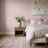 Galerie WT71760 Wall Textures Papyrus Weave Pink Wallpaper WT71760 Pink Wallpaper