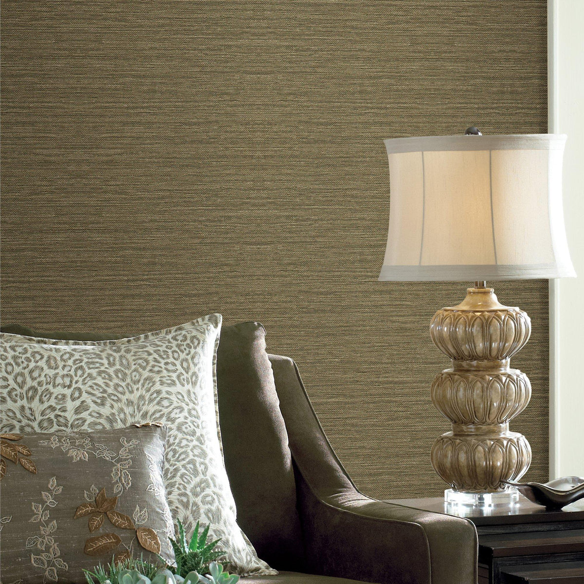 Galerie WT71775 Wall Textures Horizontal Grain Gold Wallpaper WT71775 Gold Wallpaper