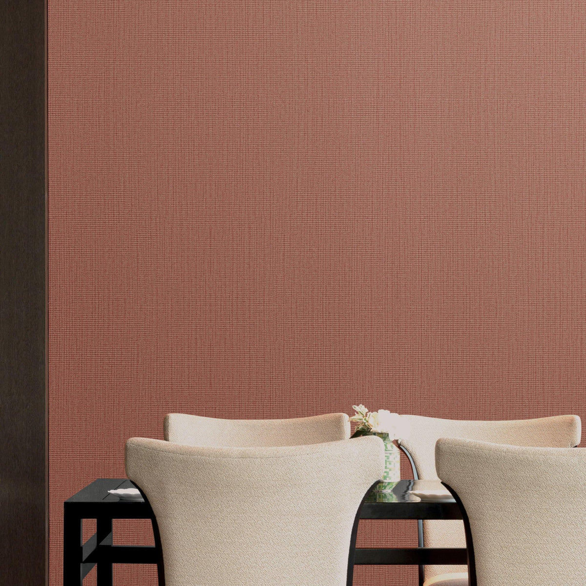 Galerie WT71780 Wall Textures Woven Sisal Red Wallpaper WT71780 Red Wallpaper