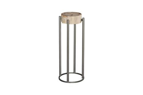 Phillips Collection Petrified Slice Round Base Large Side Table