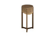 Phillips Collection Petrified Slice Trident Base Small Side Table