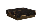 Phillips Collection Petramosaic Brass Base Coffee Table