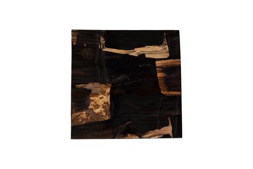 Phillips Collection Petramosaic Brass Base Side Table
