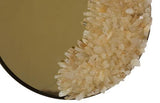 Phillips Collection Aura Crystal Brass Frame Medium Mirror