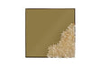 Phillips Collection Aura Crystal , Brass Frame, Square Lower Right Mirror