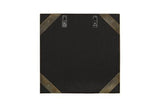 Phillips Collection Aura Crystal , Brass Frame, Square Lower Right Mirror