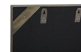 Phillips Collection Aura Crystal , Brass Frame, Square Lower Right Mirror