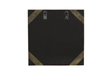 Phillips Collection Aura Crystal , Brass Frame, Square Right Mirror