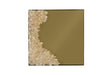 Phillips Collection Aura Crystal , Brass Frame, Square Concave Left Mirror