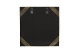 Phillips Collection Aura Crystal , Brass Frame, Square Concave Left Mirror