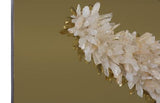 Phillips Collection Aura Crystal , Brass Frame, Square Peninsula Mirror
