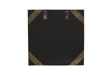 Phillips Collection Aura Crystal , Brass Frame, Square Peninsula Mirror