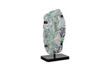Phillips Collection Onyx Lamp on Black Base Fluorite Floor Lamp