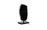 Phillips Collection Onyx Lamp on Black Base Fluorite Floor Lamp