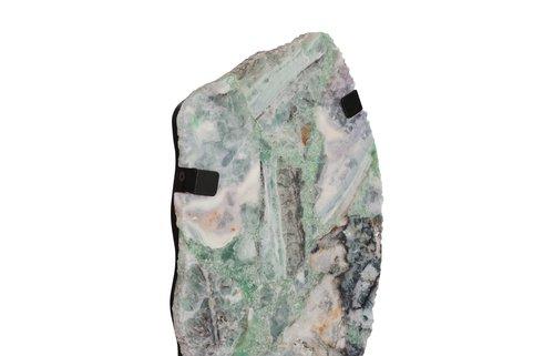 Phillips Collection Onyx Lamp on Black Base Fluorite Floor Lamp