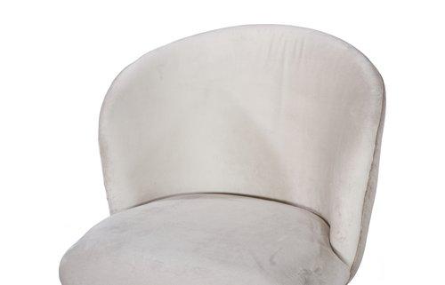 Phillips Collection Camel Dining , Set Of 2 Velvet Dark Beige & Lush Beige Matte Black Metal Frame Chair