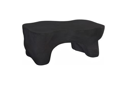 Phillips Collection Strata Charcoal Stone Coffee Table