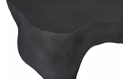 Phillips Collection Strata Charcoal Stone Coffee Table