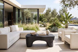 Phillips Collection Strata Charcoal Stone Coffee Table