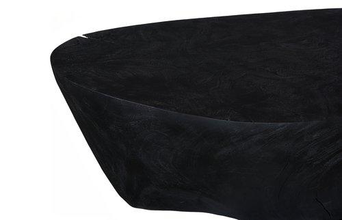 Phillips Collection Lathe Black Large Coffee Table