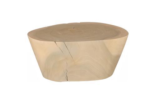Phillips Collection Lathe Bleached Small Coffee Table
