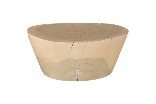 Phillips Collection Lathe Bleached Small Coffee Table
