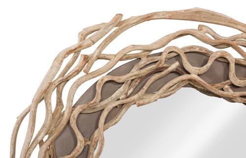 Phillips Collection Circular Vine Beige Mirror