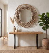 Phillips Collection Circular Vine Beige Mirror