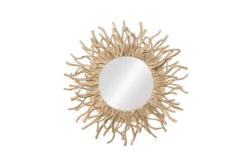 Phillips Collection Radial Vine Beige Mirror