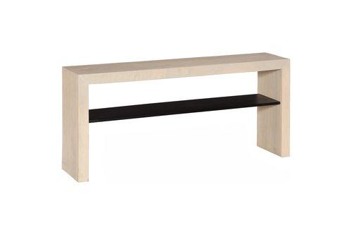 Phillips Collection Waterfall  Table W/ Shelf Bleached Console