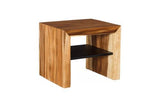 Phillips Collection Waterfall w/ Shelf Natural Side Table