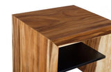 Phillips Collection Waterfall w/ Shelf Natural Side Table