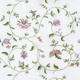 Schumacher Colette Embroidery Petal Fabric