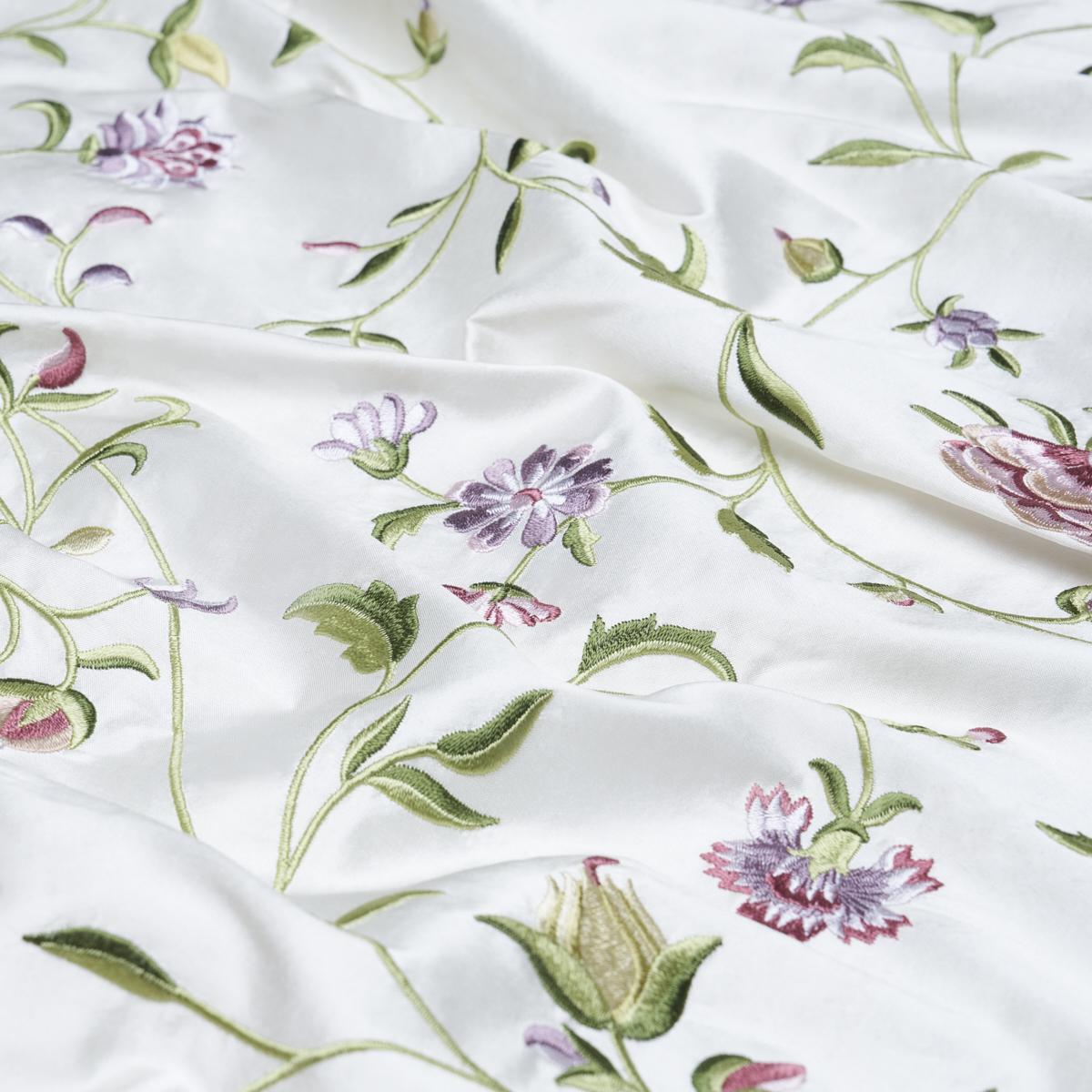 Schumacher Colette Embroidery Petal Fabric