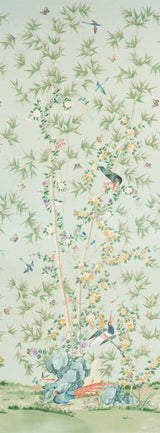 Schumacher Brighton Pavilion Panel Celadon Fabric