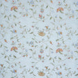 Schumacher Colette Embroidery Duck Egg Fabric