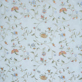 Schumacher Colette Embroidery Duck Egg Fabric