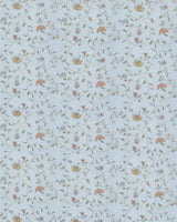 Schumacher Colette Embroidery Duck Egg Fabric