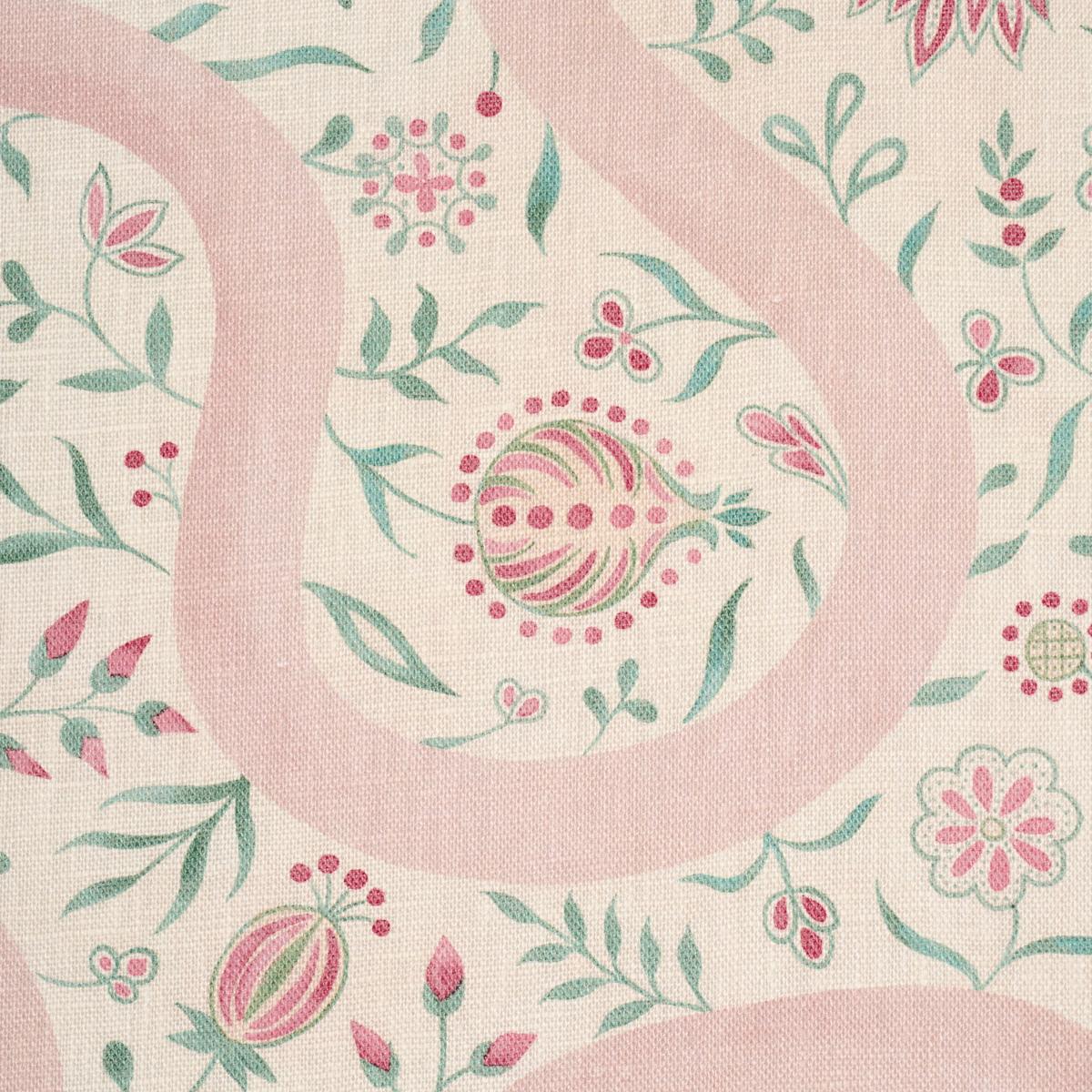 Schumacher Garthwaite Botanical Rose Fabric