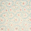 Schumacher Garthwaite Botanical Red & Blue Fabric
