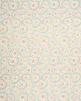 Schumacher Garthwaite Botanical Red & Blue Fabric