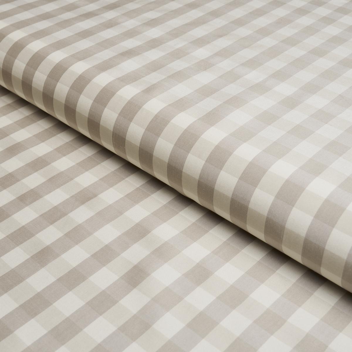 Schumacher Inglebury Silk Check Dove Fabric